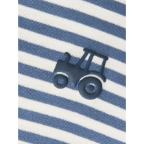 NAME IT Bluse Villy Vintage Indigo Tractor